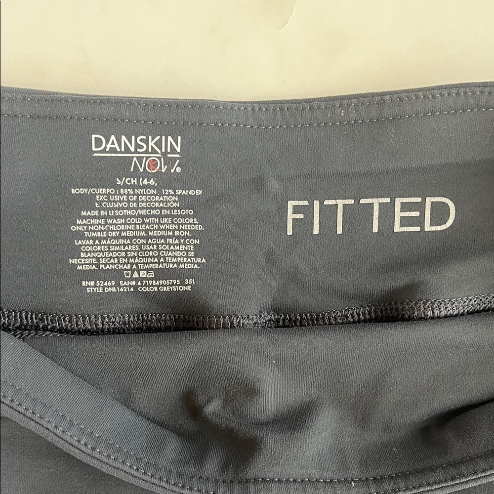 Danskin Now Shorts Bundle of 3 Small 1 Blue 2 Gray Key Pocket Fitted - Picture 6 of 12